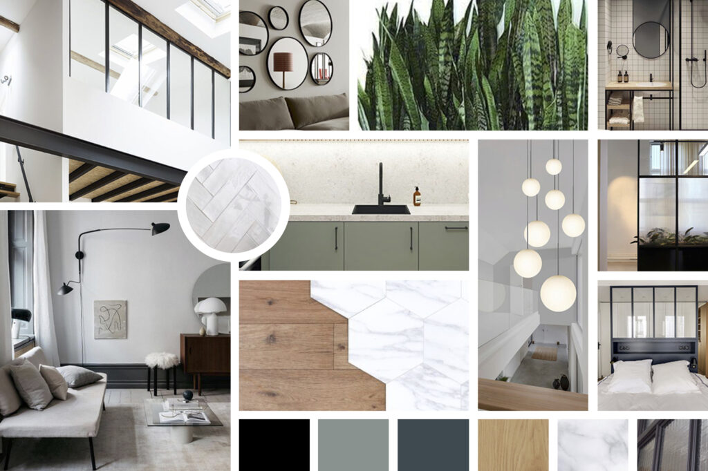 Moodboard studio airbnb